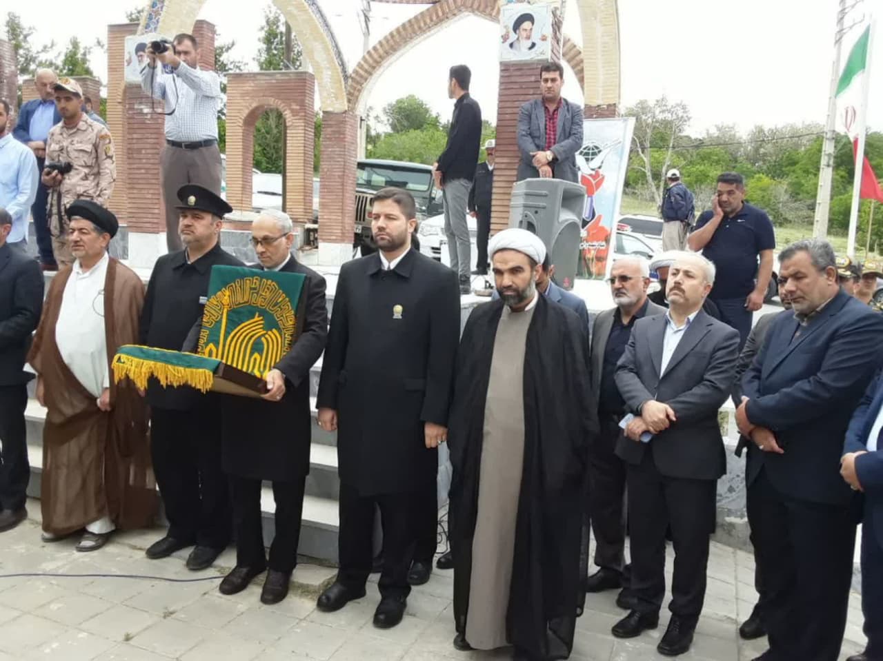 حضور کاروان حامل پرچم حرم مطهر امام رضا(ع) در مهاباد